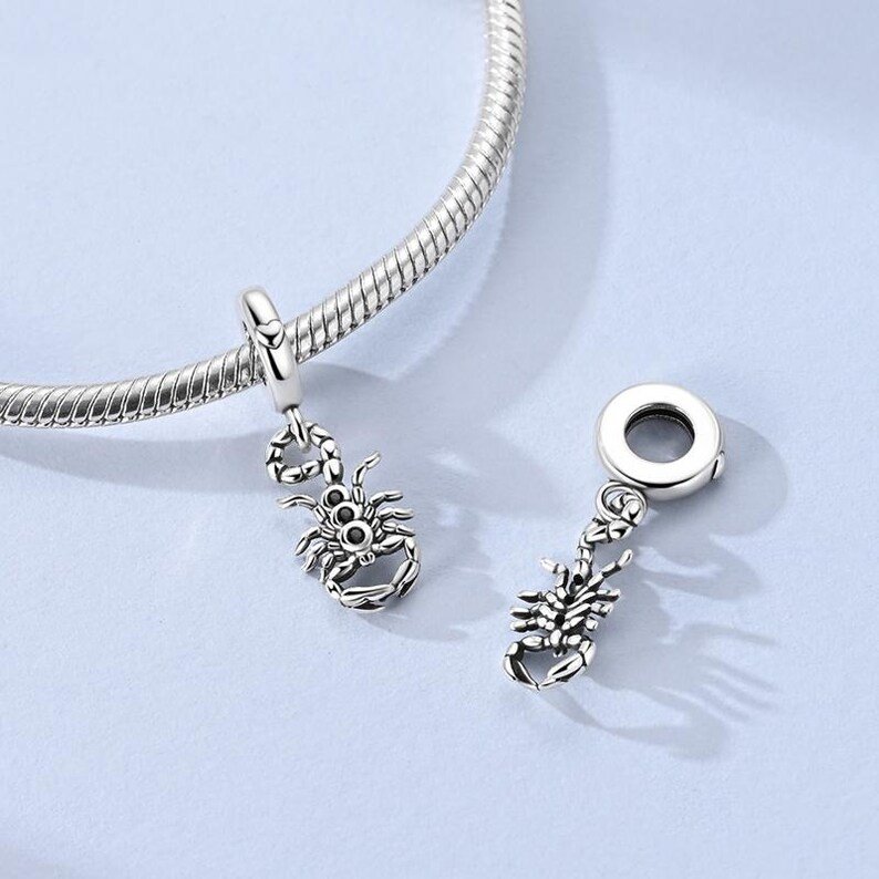Scorpion Decoration Charm | S925 Sterling Silver | Pandora Charm Design - Image 2