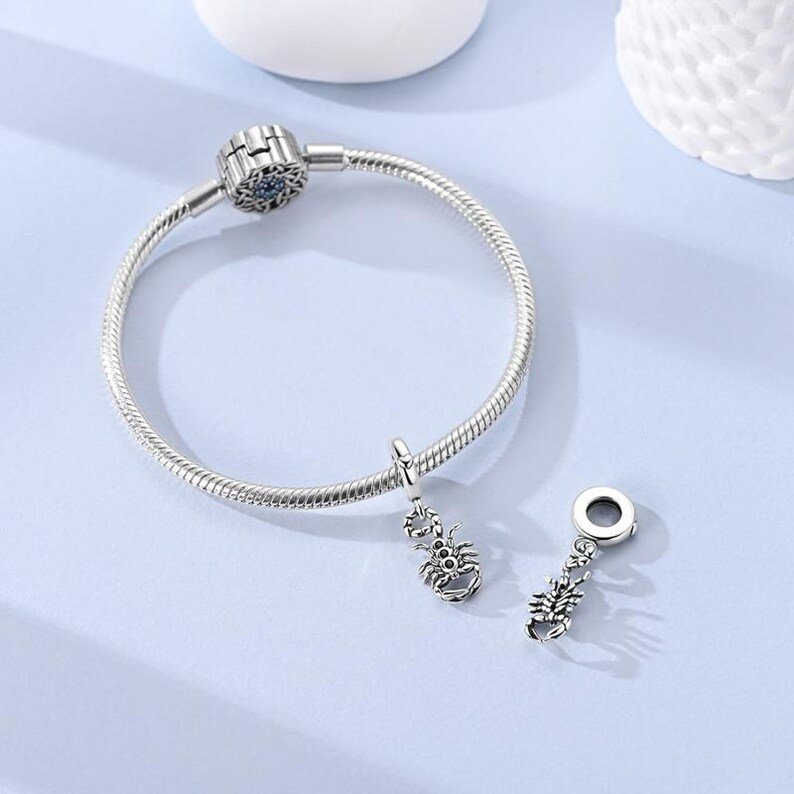 Scorpion Decoration Charm | S925 Sterling Silver | Pandora Charm Design - Image 3