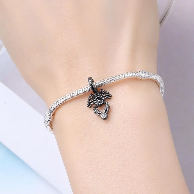 Scorpion Charm Bead Charm | S925 Sterling Silver | Pandora Charm Design - Image 3