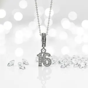 16th Birthday Star Charm | S925 Sterling Silver | Pandora Charm - Image 2