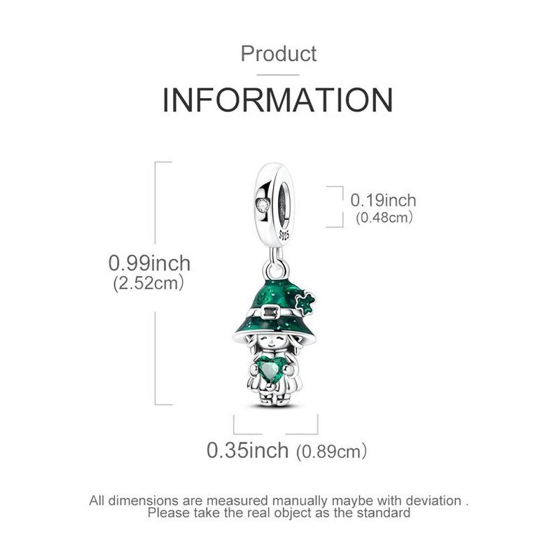 Silver Elf Charm | S925 Sterling Silver | Pandora Charm Design - Image 2