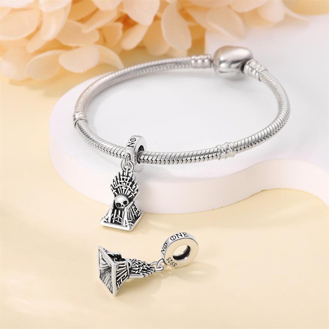 Iron Throne Charm | S925 Sterling Silver | Pandora Charm Design - Image 2