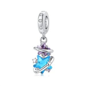S925 sterling silver star pendant charm