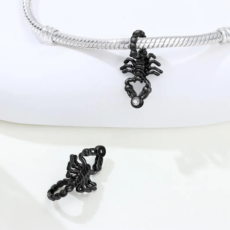 Scorpion Charm Bead Charm | S925 Sterling Silver | Pandora Charm Design - Image 5