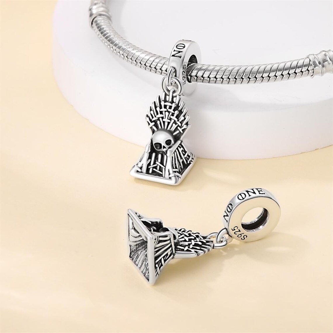 Iron Throne Charm | S925 Sterling Silver | Pandora Charm Design - Image 4