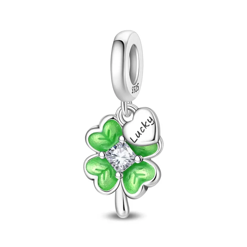 Lucky Four-Leaf Clover Pendant Charm – S925 Sterling Silver | Pandora Charms