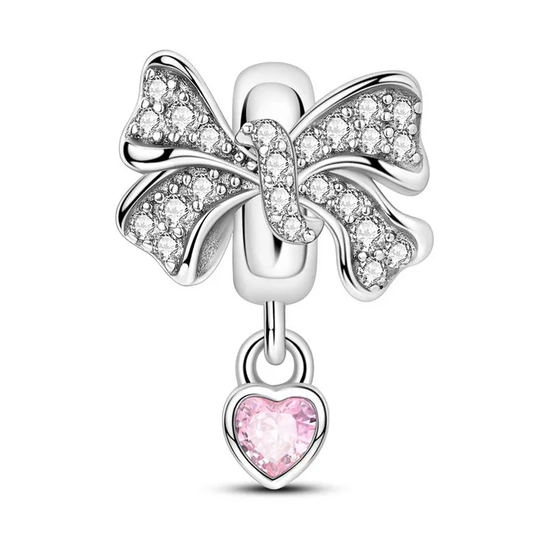 Bow Tie Silver Positioning charm