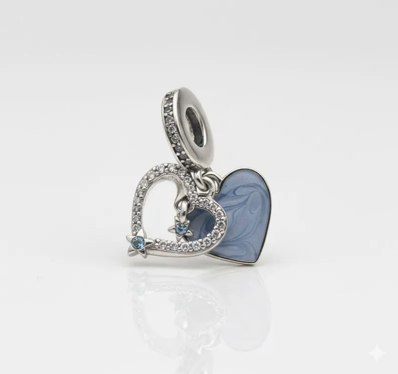 Celestial Heart Charm | S925 Sterling Silver | Pandora Charm Design - Image 2