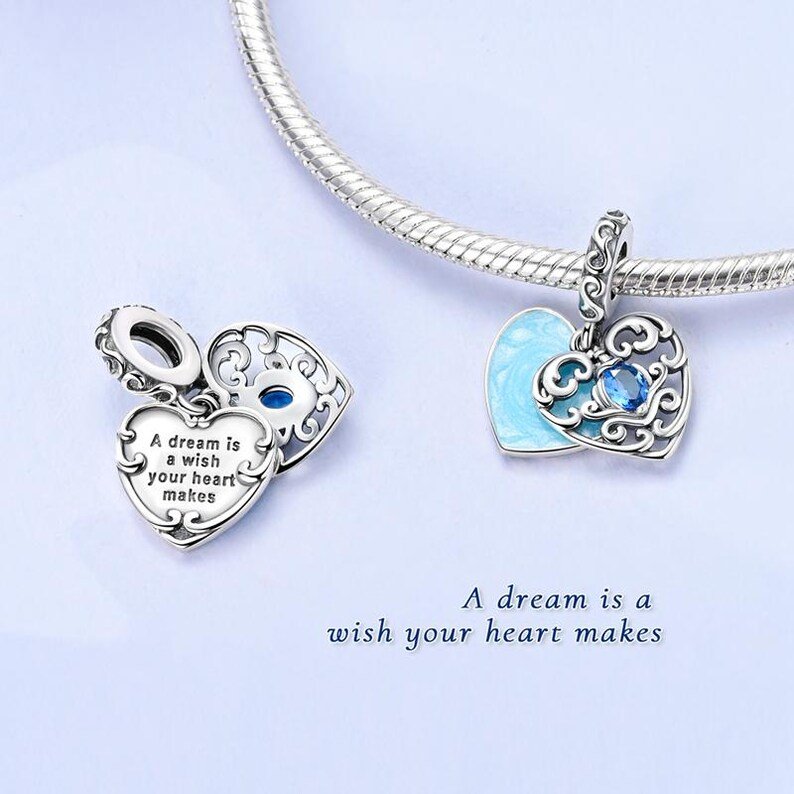 Heart Pumpkin Carriage Pendant Charm | S925 Sterling Silver | Pandora Charm Design - Image 2