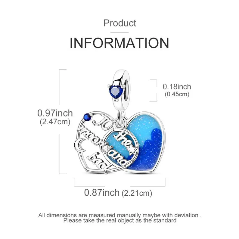Pledge of Love Pendant Charm | S925 Sterling Silver | Pandora Charm Design - Image 3
