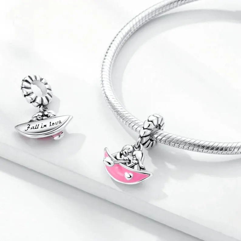 Falling in Love Charm | S925 Sterling Silver | Pandora Charm Design - Image 3