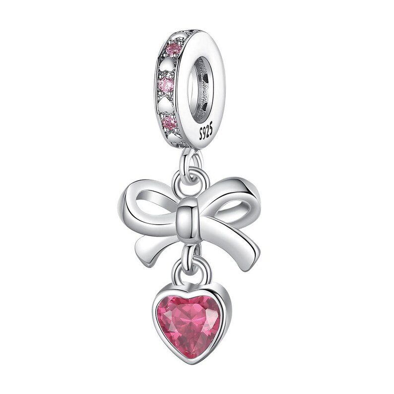 Travel bow tie sterling silver Pandora charm