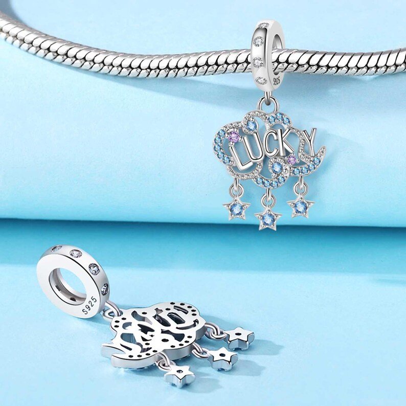Colorful Lucky Cloud Pendant Charm | S925 Sterling Silver | Pandora Charm Design - Image 2